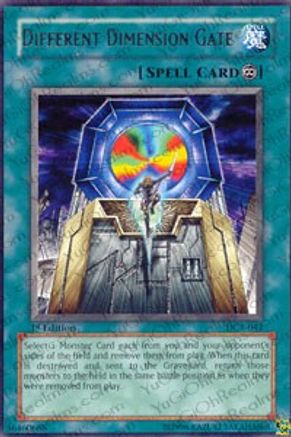 Different Dimension Gate (DCR-044) - Dark Crisis 1st Edition Dark Crisis Yugioh Single Squirtle Squad Card Shop.