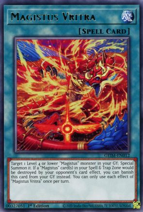 Magistus Vritra (GEIM-EN012) - Genesis Impact 1st Edition Genesis Impact Yugioh Single Squirtle Squad Card Shop.