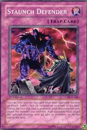 Staunch Defender (DCR-046) - Dark Crisis Unlimited Dark Crisis Yugioh Single Squirtle Squad Card Shop.