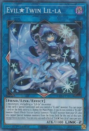 Evil Twin Lil-la (CR) (GEIM-EN016) - Genesis Impact 1st Edition Genesis Impact Yugioh Single Squirtle Squad Card Shop.