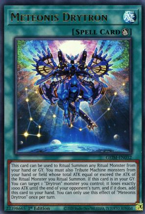 Meteonis Drytron (GEIM-EN032) - Genesis Impact 1st Edition Genesis Impact Yugioh Single Squirtle Squad Card Shop.