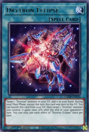 Drytron Eclipse (GEIM-EN034) - Genesis Impact 1st Edition Genesis Impact Yugioh Single Squirtle Squad Card Shop.