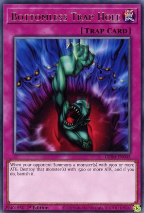 Bottomless Trap Hole (GEIM-EN045) - Genesis Impact 1st Edition Genesis Impact Yugioh Single Squirtle Squad Card Shop.