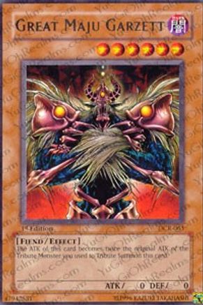Great Maju Garzett (DCR-063) - Dark Crisis 1st Edition Dark Crisis Yugioh Single Squirtle Squad Card Shop.