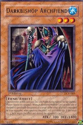 Darkbishop Archfiend (DCR-069) - Dark Crisis Unlimited Dark Crisis Yugioh Single Squirtle Squad Card Shop.