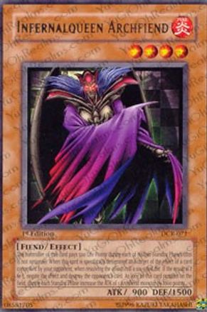 Infernalqueen Archfiend (DCR-071) - Dark Crisis 1st Edition Dark Crisis Yugioh Single Squirtle Squad Card Shop.