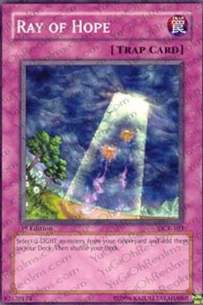 Ray of Hope (DCR-103) - Dark Crisis 1st Edition Dark Crisis Yugioh Single Squirtle Squad Card Shop.