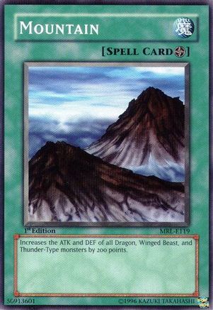 Mountain (MRL-E119) - Magic Ruler 1st Edition Magic Ruler Yugioh Single Squirtle Squad Card Shop.