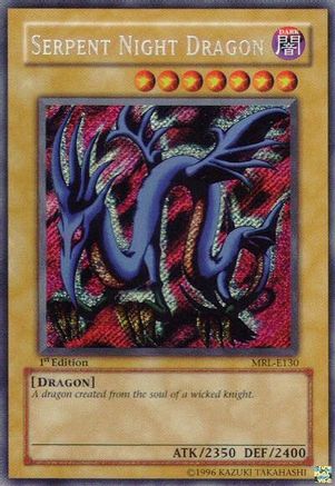 Serpent Night Dragon (MRL-E130) (MRL-E130) - Magic Ruler 1st Edition Magic Ruler Yugioh Single Squirtle Squad Card Shop.