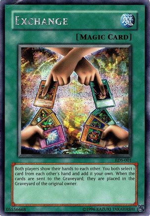 Exchange (EDS-001) - Eternal Duelist Soul Limited Eternal Duelist Soul Yugioh Single Squirtle Squad Card Shop.