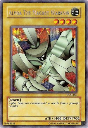 Alpha the Magnet Warrior (DOR-001) - Duelist of the Roses Unlimited Duelist of the Roses Yugioh Single Squirtle Squad Card Shop.