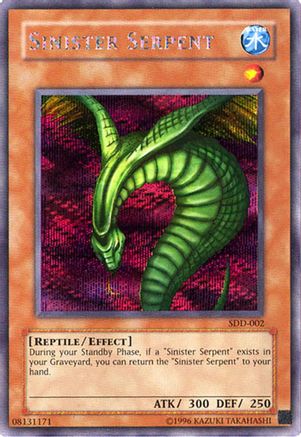 Sinister Serpent (SDD-002) - Stairway to the Destined Duel Limited Stairway to the Destined Duel Yugioh Single Squirtle Squad Card Shop.