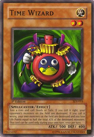Time Wizard (SDJ-015) - Starter Deck: Joey 1st Edition Starter Deck: Joey Yugioh Single Squirtle Squad Card Shop.