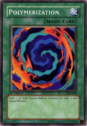 Polymerization (SDJ-036) - Starter Deck: Joey 1st Edition Starter Deck: Joey Yugioh Single Squirtle Squad Card Shop.