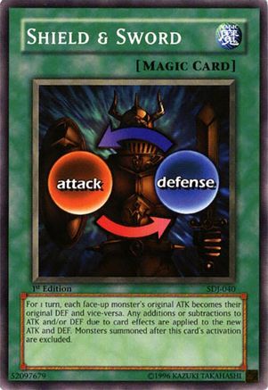 Shield & Sword (SDJ-040) - Starter Deck: Joey 1st Edition Starter Deck: Joey Yugioh Single Squirtle Squad Card Shop.