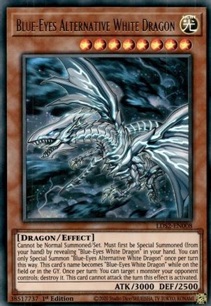 Blue-Eyes Alternative White Dragon (LDS2-EN008) - Legendary Duelists: Season 2 1st Edition Legendary Duelists: Season 2 Yugioh Single Squirtle Squad Card Shop.