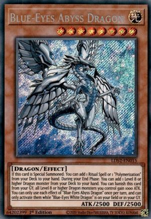 Blue-Eyes Abyss Dragon (LDS2-EN015) - Legendary Duelists: Season 2 1st Edition Legendary Duelists: Season 2 Yugioh Single Squirtle Squad Card Shop.