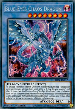 Blue-Eyes Chaos Dragon (LDS2-EN017) - Legendary Duelists: Season 2 1st Edition Legendary Duelists: Season 2 Yugioh Single Squirtle Squad Card Shop.