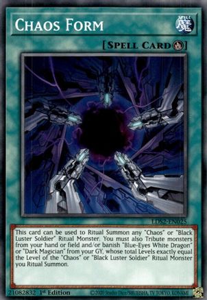 Chaos Form (LDS2-EN025) - Legendary Duelists: Season 2 1st Edition Legendary Duelists: Season 2 Yugioh Single Squirtle Squad Card Shop.