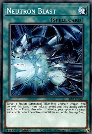 Neutron Blast (LDS2-EN026) - Legendary Duelists: Season 2 1st Edition Legendary Duelists: Season 2 Yugioh Single Squirtle Squad Card Shop.