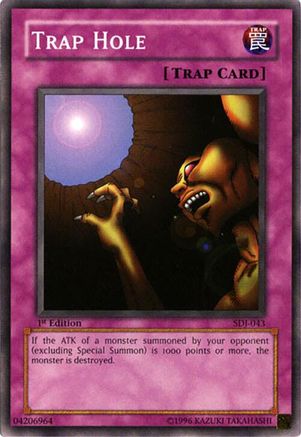 Trap Hole (SDJ-043) - Starter Deck: Joey 1st Edition Starter Deck: Joey Yugioh Single Squirtle Squad Card Shop.