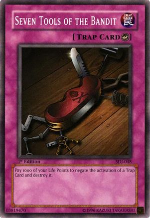 Seven Tools of the Bandit (SDJ-048) - Starter Deck: Joey Unlimited Starter Deck: Joey Yugioh Single Squirtle Squad Card Shop.