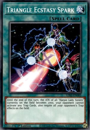Triangle Ecstasy Spark (LDS2-EN082) - Legendary Duelists: Season 2 1st Edition Legendary Duelists: Season 2 Yugioh Single Squirtle Squad Card Shop.