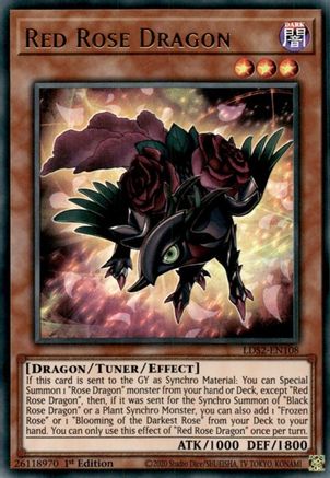 Red Rose Dragon (LDS2-EN108) - Legendary Duelists: Season 2 1st Edition Legendary Duelists: Season 2 Yugioh Single Squirtle Squad Card Shop.