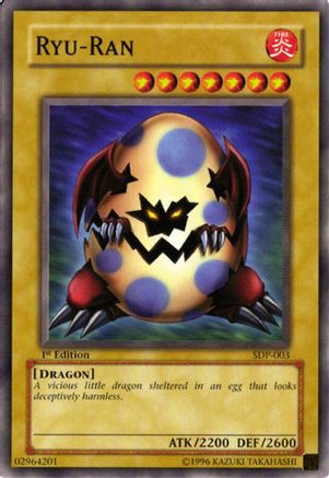 Ryu-Ran (SDP-003) - Starter Deck: Pegasus Unlimited Starter Deck: Pegasus Yugioh Single Squirtle Squad Card Shop.
