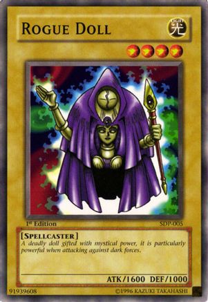 Rogue Doll (SDP-005) - Starter Deck: Pegasus 1st Edition Starter Deck: Pegasus Yugioh Single Squirtle Squad Card Shop.