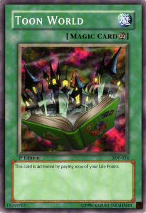 Toon World (SDP-024) - Starter Deck: Pegasus 1st Edition Starter Deck: Pegasus Yugioh Single Squirtle Squad Card Shop.