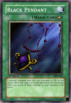 Black Pendant (SDP-025) - Starter Deck: Pegasus 1st Edition Starter Deck: Pegasus Yugioh Single Squirtle Squad Card Shop.