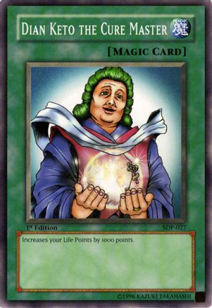 Dian Keto the Cure Master (SDP-027) - Starter Deck: Pegasus Unlimited Starter Deck: Pegasus Yugioh Single Squirtle Squad Card Shop.