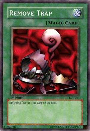 Remove Trap (SDP-034) - Starter Deck: Pegasus Unlimited Starter Deck: Pegasus Yugioh Single Squirtle Squad Card Shop.