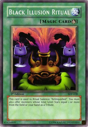 Black Illusion Ritual (SDP-038) - Starter Deck: Pegasus Unlimited Starter Deck: Pegasus Yugioh Single Squirtle Squad Card Shop.