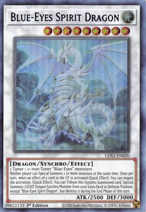 Blue-Eyes Spirit Dragon (Purple) (LDS2-EN020) - Legendary Duelists: Season 2 1st Edition Legendary Duelists: Season 2 Yugioh Single Squirtle Squad Card Shop.