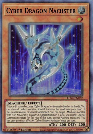 Cyber Dragon Nachster (Blue) (LDS2-EN032) - Legendary Duelists: Season 2 1st Edition Legendary Duelists: Season 2 Yugioh Single Squirtle Squad Card Shop.