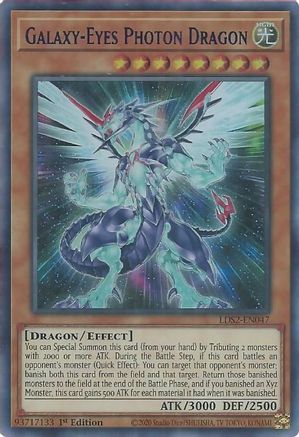 Galaxy-Eyes Photon Dragon (Blue) (LDS2-EN047) - Legendary Duelists: Season 2 1st Edition Legendary Duelists: Season 2 Yugioh Single Squirtle Squad Card Shop.