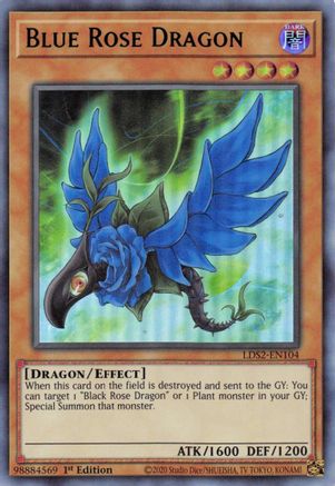 Blue Rose Dragon (Green) (LDS2-EN104) - Legendary Duelists: Season 2 1st Edition Legendary Duelists: Season 2 Yugioh Single Squirtle Squad Card Shop.