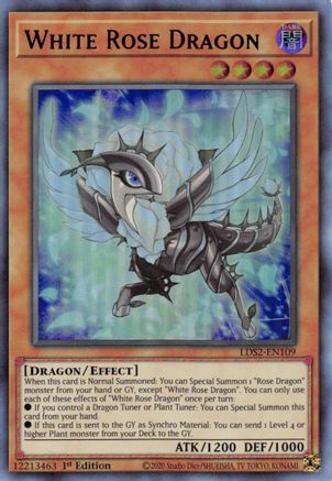 White Rose Dragon (Green) (LDS2-EN109) - Legendary Duelists: Season 2 1st Edition Legendary Duelists: Season 2 Yugioh Single Squirtle Squad Card Shop.