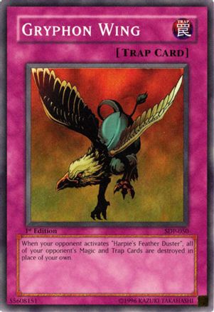 Gryphon Wing (SDP-050) - Starter Deck: Pegasus 1st Edition Starter Deck: Pegasus Yugioh Single Squirtle Squad Card Shop.