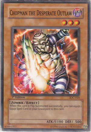 Chopman the Desperate Outlaw (IOC-010) - Invasion of Chaos Unlimited Invasion of Chaos Yugioh Single Squirtle Squad Card Shop.