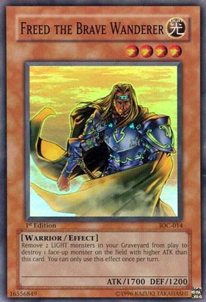 Freed the Brave Wanderer (IOC-014) - Invasion of Chaos Unlimited Invasion of Chaos Yugioh Single Squirtle Squad Card Shop.