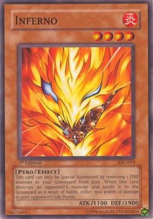 Inferno (IOC-019) - Invasion of Chaos Unlimited Invasion of Chaos Yugioh Single Squirtle Squad Card Shop.