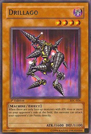 Drillago (IOC-026) - Invasion of Chaos Unlimited Invasion of Chaos Yugioh Single Squirtle Squad Card Shop.