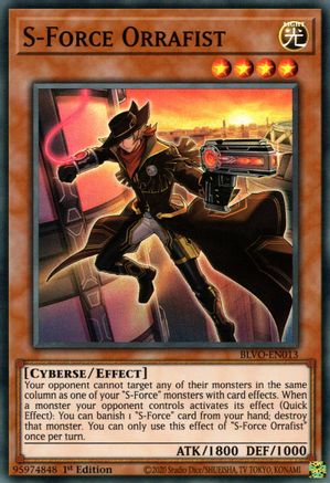 S-Force Orrafist (BLVO-EN013) - Blazing Vortex 1st Edition Blazing Vortex Yugioh Single Squirtle Squad Card Shop.