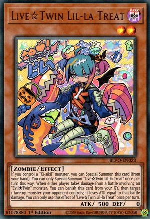 Live Twin Lil-la Treat (BLVO-EN028) - Blazing Vortex 1st Edition Blazing Vortex Yugioh Single Squirtle Squad Card Shop.