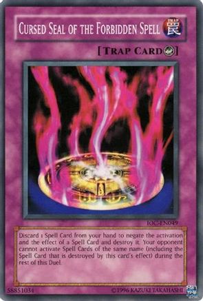 Cursed Seal of the Forbidden Spell (IOC-049) - Invasion of Chaos Unlimited Invasion of Chaos Yugioh Single Squirtle Squad Card Shop.