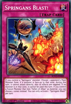 Springans Blast! (BLVO-EN069) - Blazing Vortex 1st Edition Blazing Vortex Yugioh Single Squirtle Squad Card Shop.