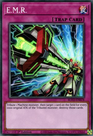 E.M.R. (BLVO-EN078) - Blazing Vortex 1st Edition Blazing Vortex Yugioh Single Squirtle Squad Card Shop.